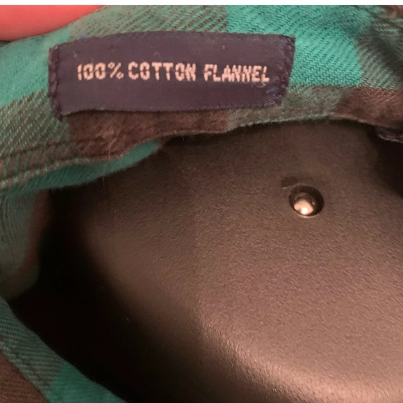 Levi Strauss Blue Button Up Flannel Shirt Size XL - Picture 3 of 5